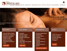 Tablet Screenshot of orientalmed.pt
